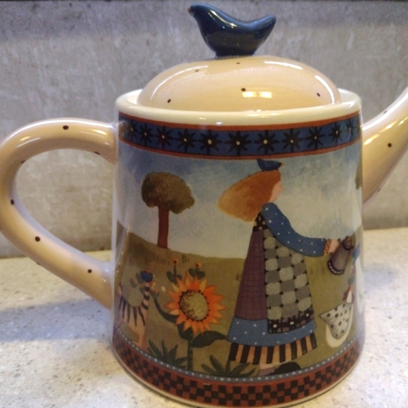 Williraye Studio Watering Can Teapot and Mugs 1999 - Picture 5 of 14